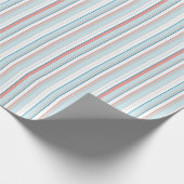 Streifen-Koordinate für Ellie und Bluebird Geschenkpapier (Ecke)