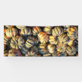 Streifen-Kürbis-Cluster Banner (Horizontal)