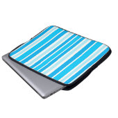 Streifen Laptopschutzhülle (Vorne Knopf)