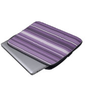 Streifen Laptopschutzhülle (Vorne Knopf)