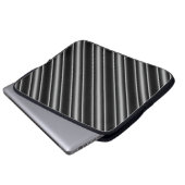 Streifen Laptopschutzhülle (Vorne Knopf)