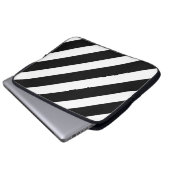 Streifen Laptopschutzhülle (Vorne Knopf)