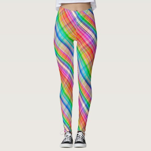 Streifen Leggings (Vorderseite)