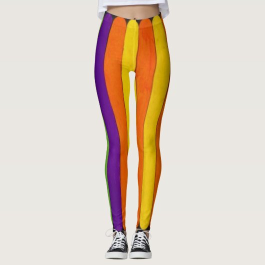 Streifen Leggings (Vorderseite)