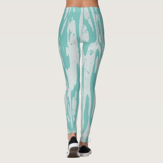Streifen Leggings (Rückseite)