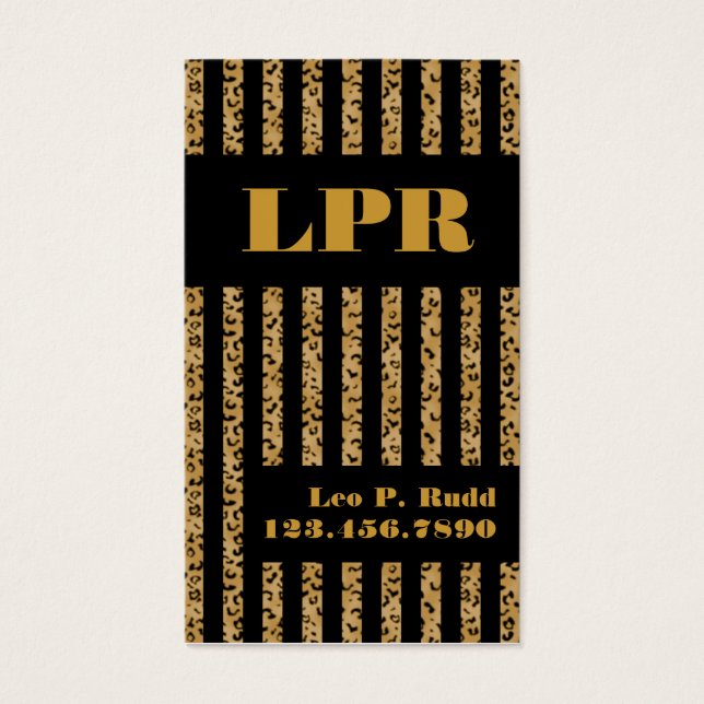 Streifen Leopard & Black (Vorderseite)