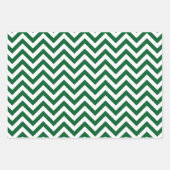 Streifen marokkanische Zickzack DIY-Farben Weiß Gr Geschenkpapier Set (Vorderseite 3)