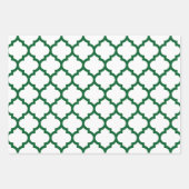 Streifen marokkanische Zickzack DIY-Farben Weiß Gr Geschenkpapier Set (Vorderseite 2)