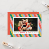 Streifen Merry Border Karte (Vorderseite/Rückseite Beispiel)