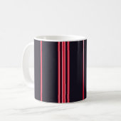 Streifen mit blau, weiß und rot verti kaffeetasse (Vorderseite Links)
