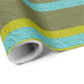 Streifen mit Muster Geschenkpapier (Rolleneckpunkt)