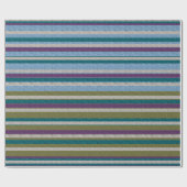 Streifen mit Muster Geschenkpapier (Flach)