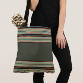 Streifen mit Olivgrün Tasche (Von Nahem)