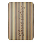 Streifen mit Pfirsichfarben Badematte (Vorderseite Vertikal)