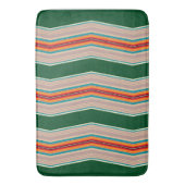 Streifen Muster 3 Bath Mat Badematte (Vorderseite Vertikal)