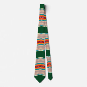Streifen Muster-3-Neck-Bindung Krawatte