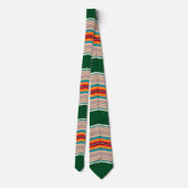 Streifen Muster-3-Neck-Bindung Krawatte (Rückseite)