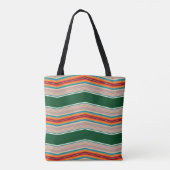 Streifen Muster-3-Tasche Tasche (Rückseite)