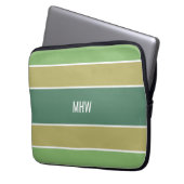 Streifen Muster benutzerdefinierte Notebook-Ärmel  Laptopschutzhülle (Vorderseite Links)