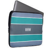Streifen Muster benutzerdefinierte Notebook-Ärmel  Laptopschutzhülle (Vorne Rechts)