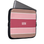 Streifen Muster benutzerdefinierte Notebook-Ärmel Laptopschutzhülle (Vorne Rechts)
