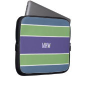 Streifen Muster benutzerdefinierte Notebook-Ärmel  Laptopschutzhülle (Vorne Rechts)