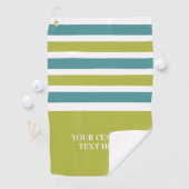 Streifen Muster benutzerdefiniertes Textuch Golfhandtuch (Insitu)