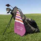 Streifen Muster benutzerdefiniertes Textuch Golfhandtuch (Gras)