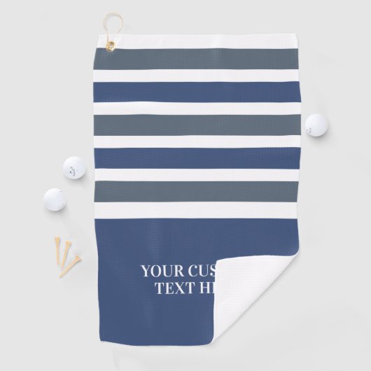 Streifen Muster benutzerdefiniertes Textuch Golfhandtuch (Insitu)