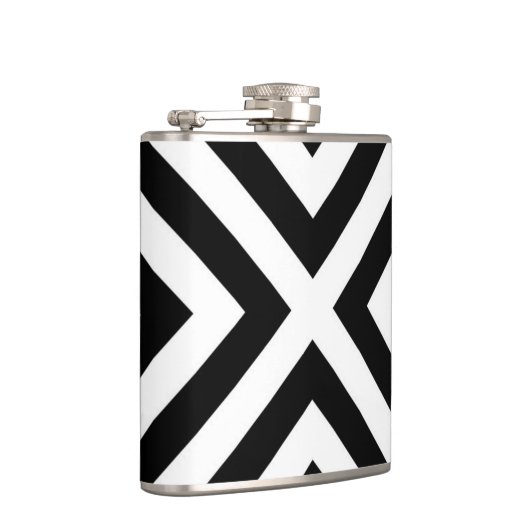 Streifen-Muster Flachmann (Rechts)