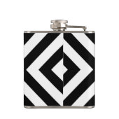 Streifen-Muster Flachmann (Rückseite)