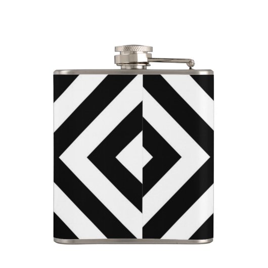 Streifen-Muster Flachmann (Rückseite)