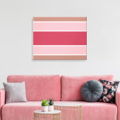 Streifen Muster für benutzerdefinierbare Leinwand (Insitu (Wohnzimmer))