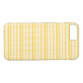 Streifen Muster Gelb Case-Mate iPhone Hülle (Rückseite (Horizontal))