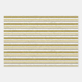 Streifen-Muster Geschenkpapier Set (Vorderseite 3)