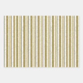 Streifen-Muster Geschenkpapier Set (Vorderseite)