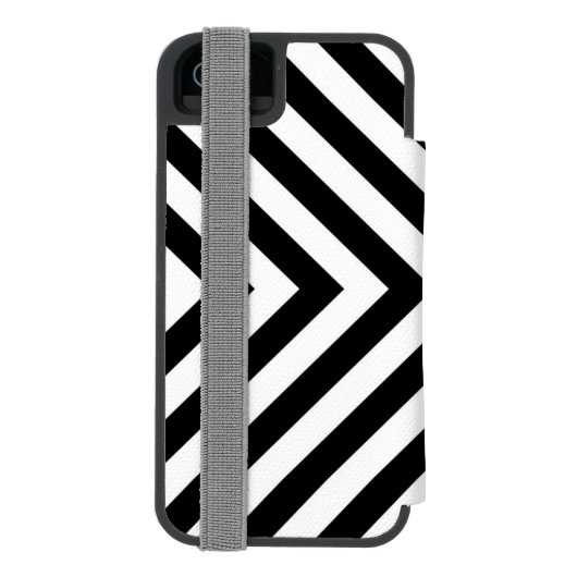 Streifen-Muster Incipio iPhone Geldbeutel-Hülle (Folio Rückseite)