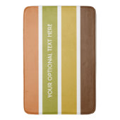 Streifen Muster individuelle Badmatten Badematte (Vorderseite Vertikal)