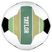 Streifen Muster individuelle Name Fußball (Gedreht)
