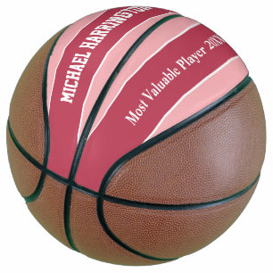 Streifen Muster individuelle Name- und Textbasketb Basketball