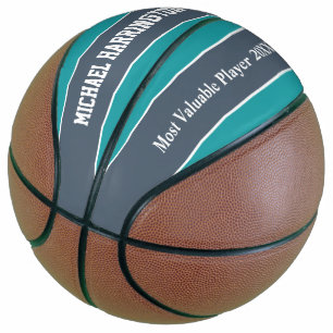 Streifen Muster individuelle Name- und Textbasketb Basketball