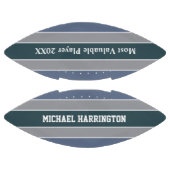 Streifen Muster individuelle Name- und Textfußball Football (Paneele)