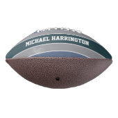 Streifen Muster individuelle Name- und Textfußball Football (Gedreht 270)