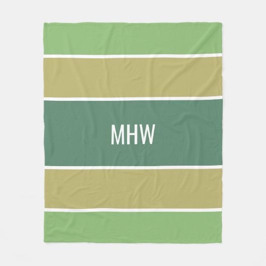 Streifen Muster kundenspezifische Mono-Fleece-Deck Fleecedecke (Vorderseite)