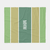 Streifen Muster kundenspezifische Mono-Fleece-Deck Fleecedecke (Vorderseite (Horizontal))