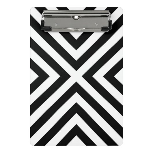 Streifen-Muster Mini Klemmbrett (Vorderseite)