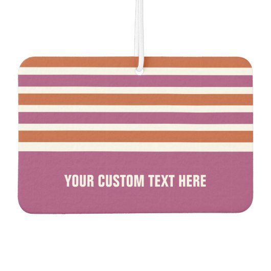 Streifen Muster Muster Luftkühler für Autos Autolufterfrischer (Vorderseite)