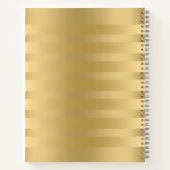 Streifen-Muster Notizblock (Rückseite)