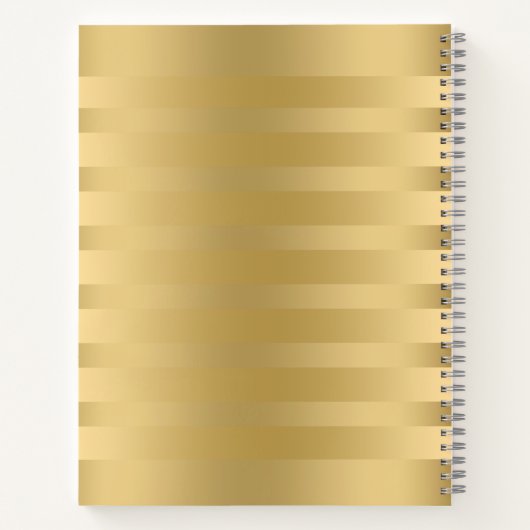 Streifen-Muster Notizblock (Rückseite)