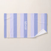 Streifen Muster Set für Monogramm Handtuchhalter (Handtuch)